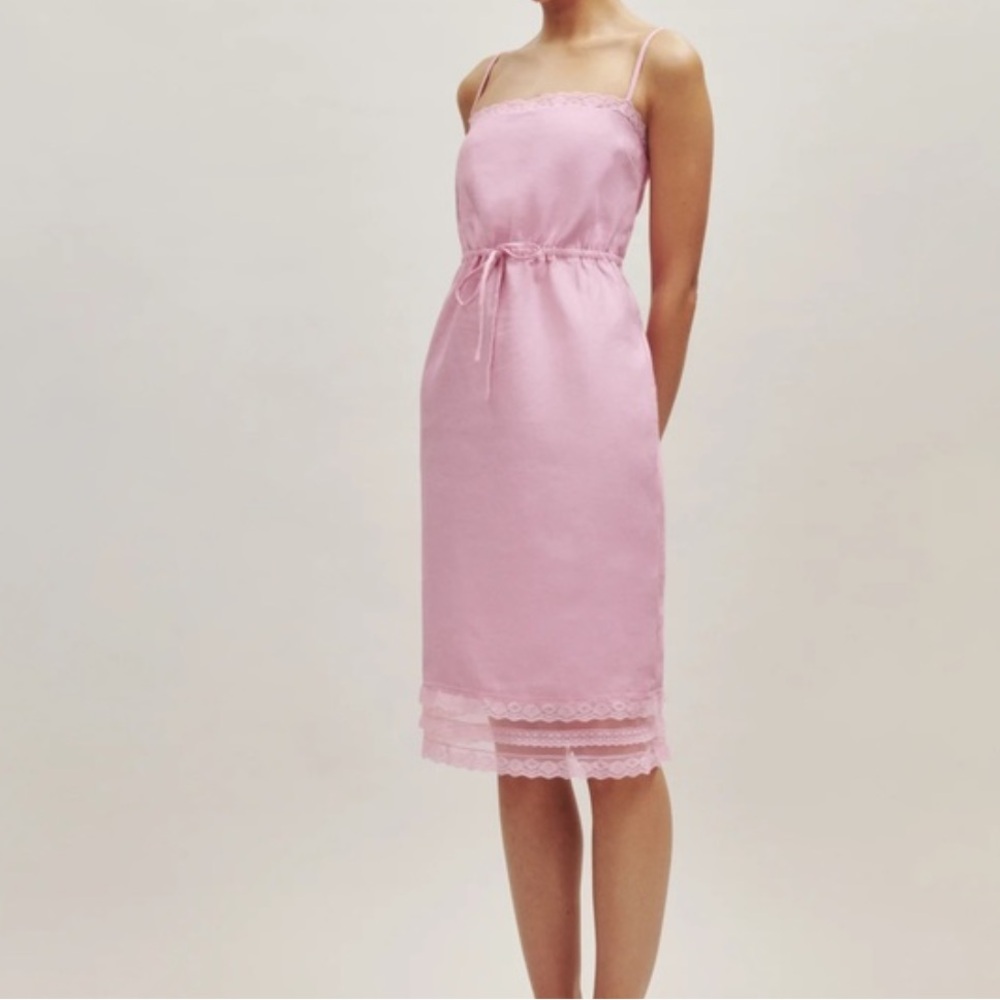 Reformation Neena Linen Dress